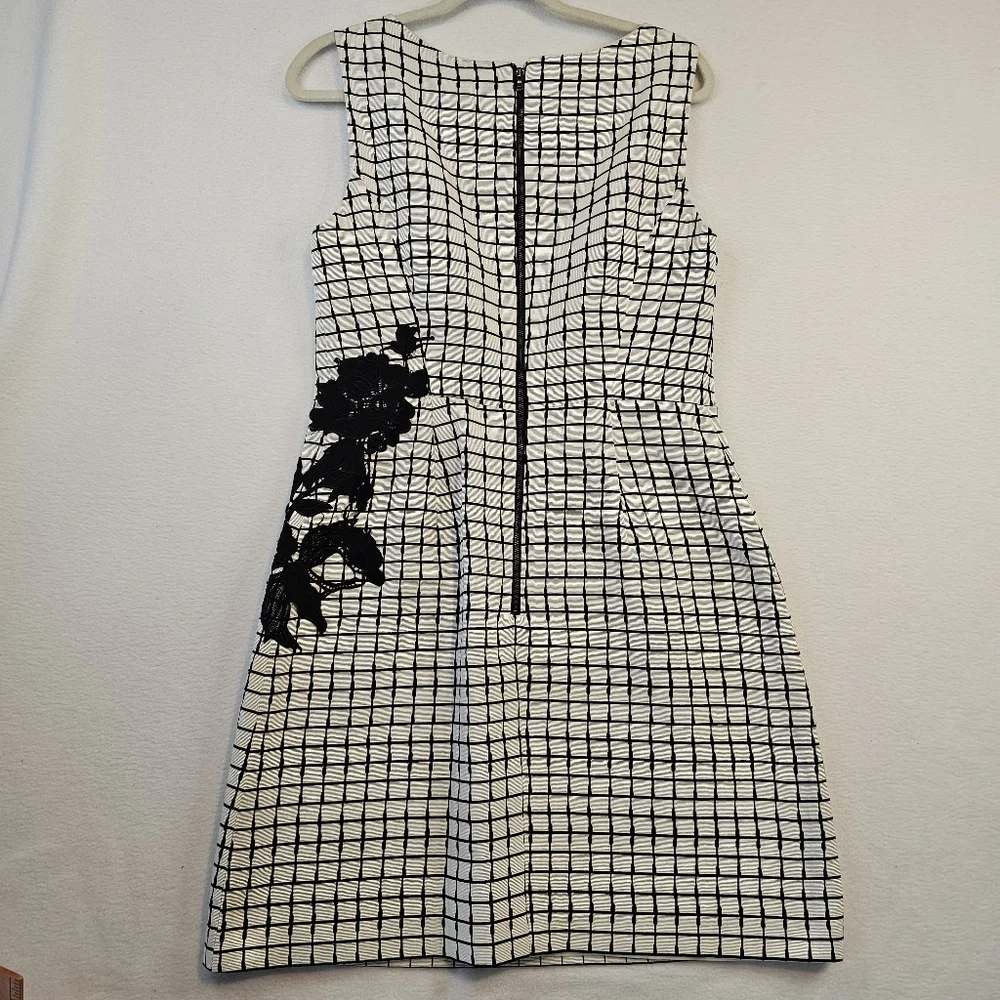 Betsey Johnson Black and White Grid Mini Dress - Picture 10 of 10